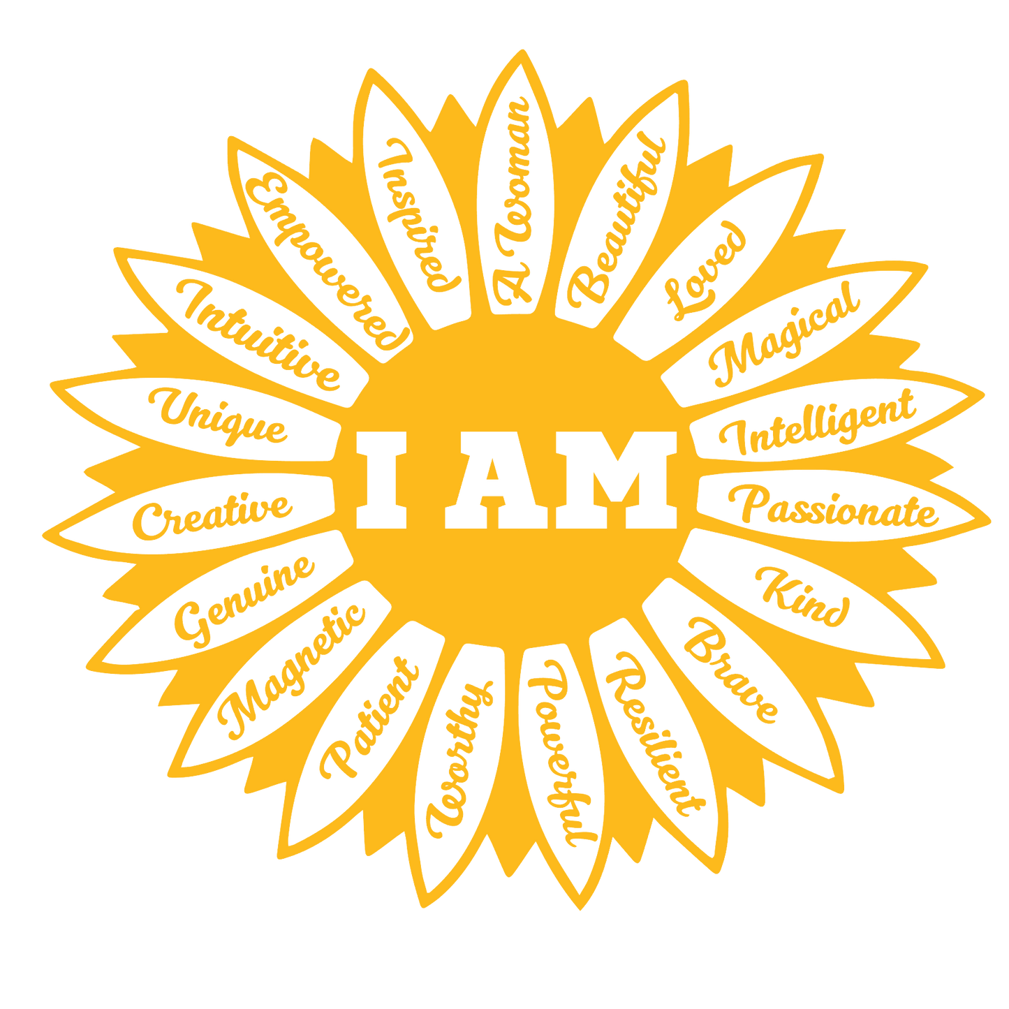 Affirmation Flower