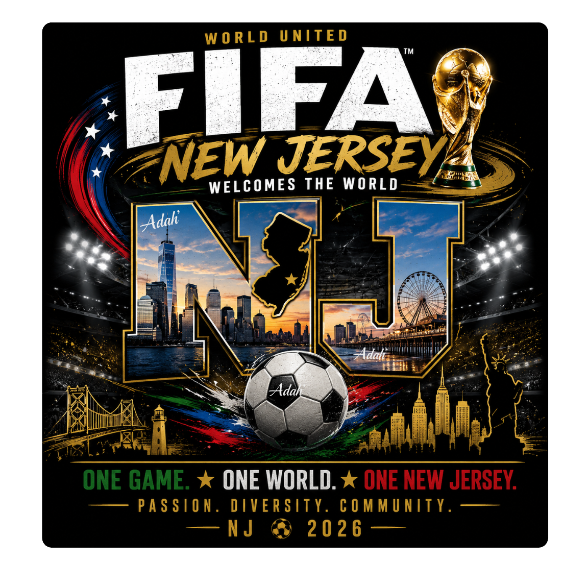 FIFA NEW JERSEY 2026 Commemorative Tee