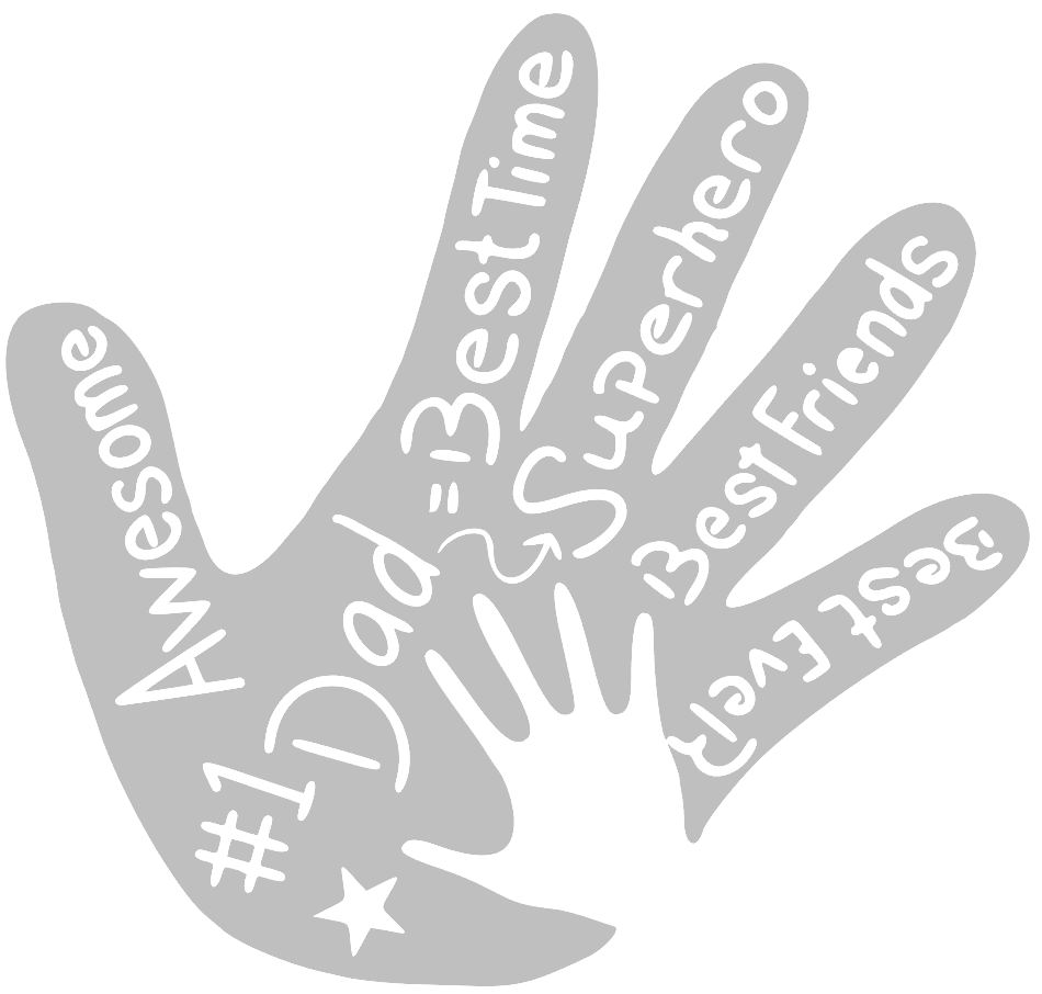 Father and Child Handprint