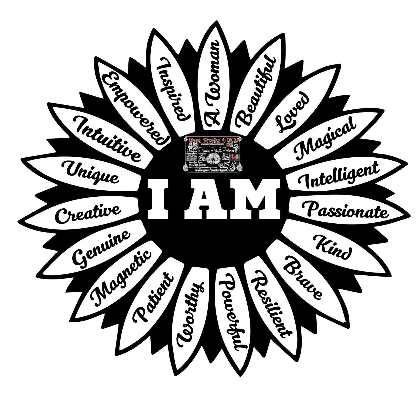 Affirmation Flower