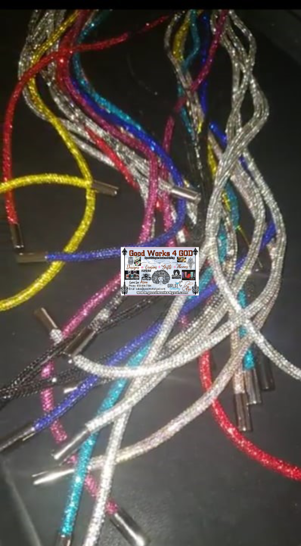 Crystallized Hoodie String