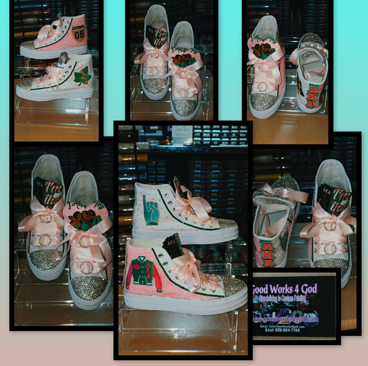 AYO Footwear (Adult) Custom Sneakers Service - (PLEASE READ Description)