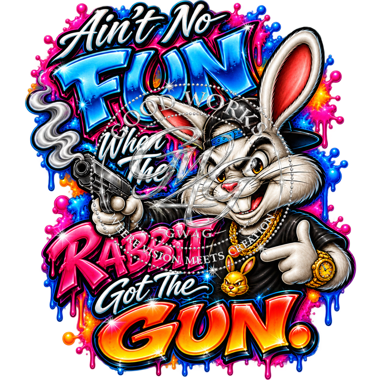 Ain't No Fun When The Rabbit Got The Gun