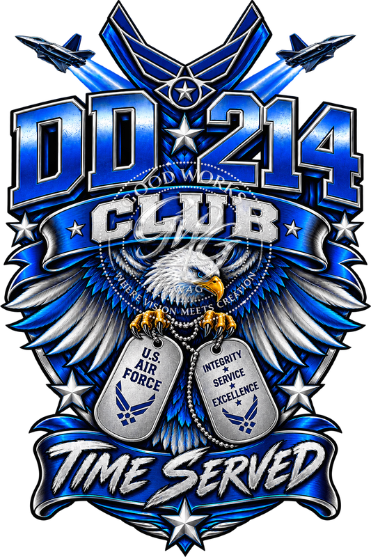 DD214 Club Time Served! – Air Force Veteran PNG
