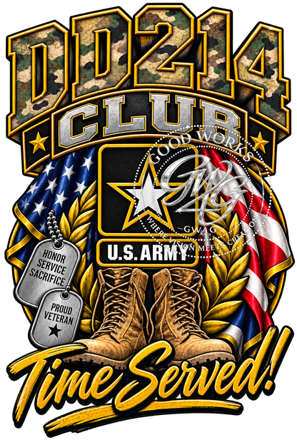 DD214 CLUB – Complete Military Branch Digital Design Bundle