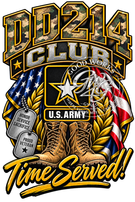 DD214 Club Time Served! – Army Veteran PNG