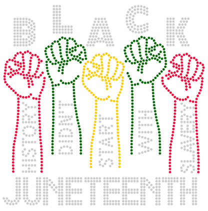 Black History Didn't Start with Slavery Juneteenth Rhinestone