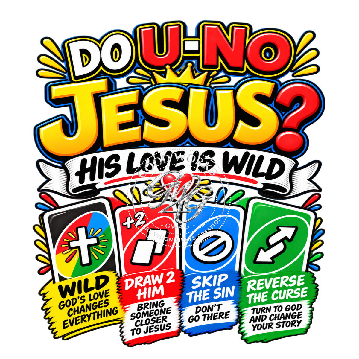 Do U-No Jesus? – Christian Faith Digital PNG