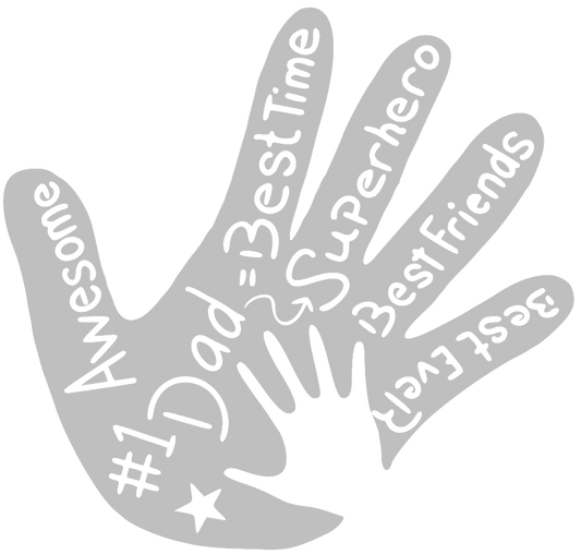 Father and Child Handprint
