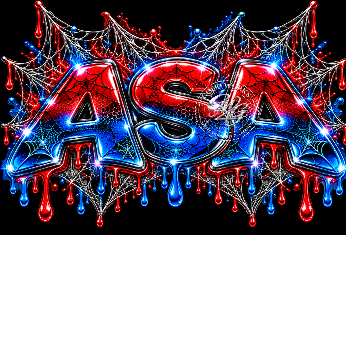 Custom 3D Chrome Graffiti Name | Personalized Digital PNG