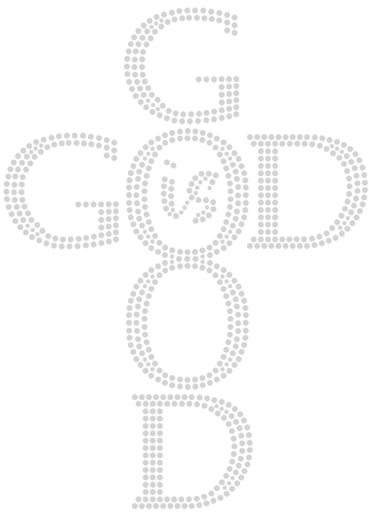 God is Good Rhinestone Transfer