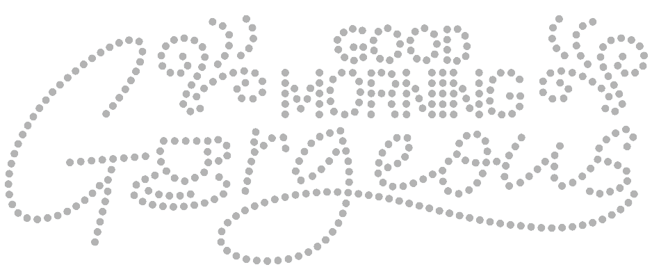 Good Morning Gorgeous Rhinestone Transfer