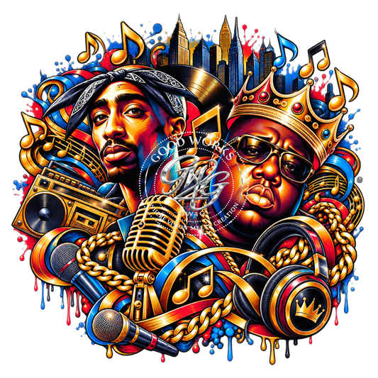 Hip Hop Legends – Digital PNG Download