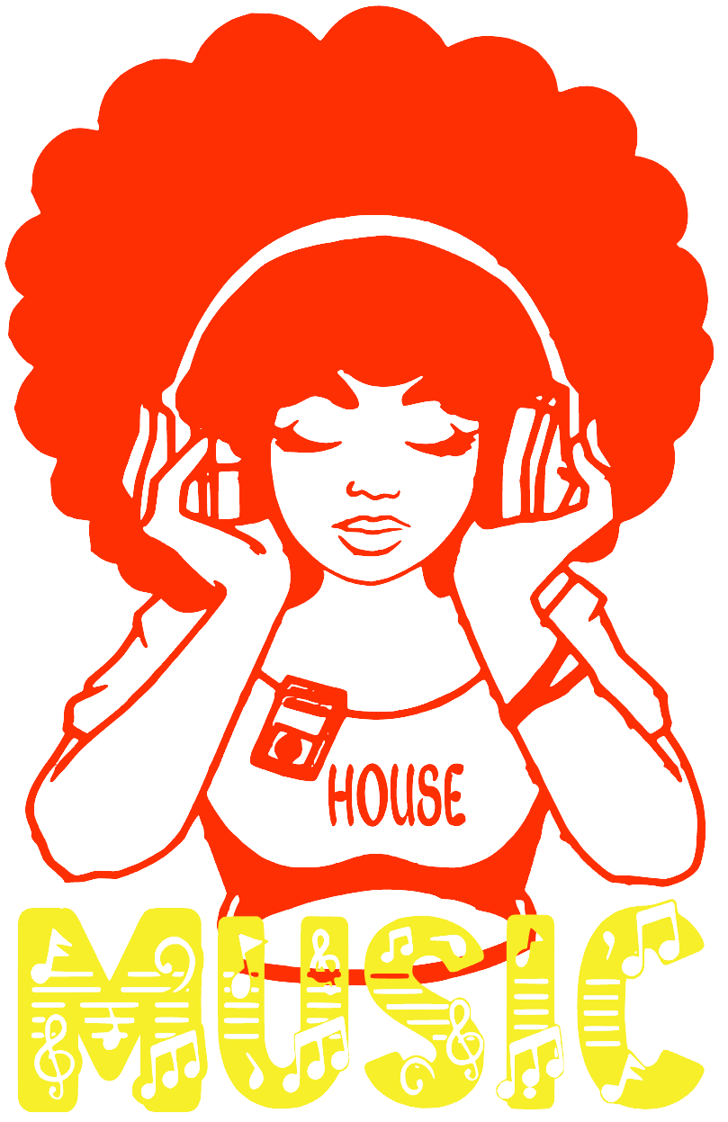 HOUSE Music Girl Tshirt