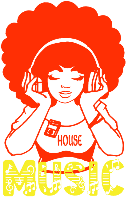 HOUSE Music Girl Tshirt
