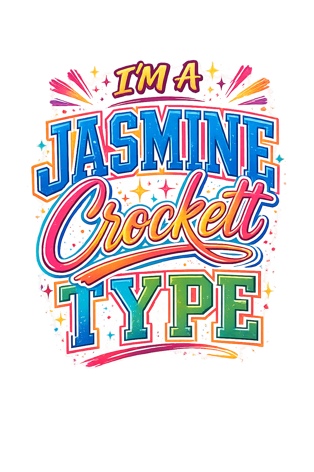 I'm a Jasmine Crockett type shirt