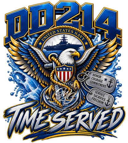 DD214 CLUB – Complete Military Branch Digital Design Bundle