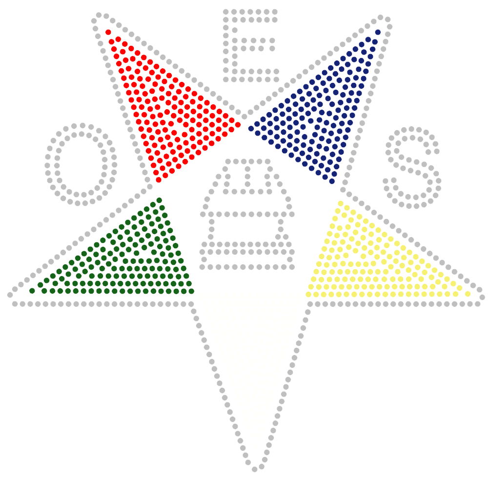 OES Star Rhinestone Transfer – Good Works 4 GOD