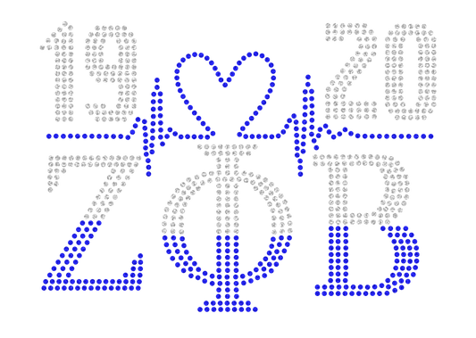 Zeta Lifeline Rhinestone Transfer