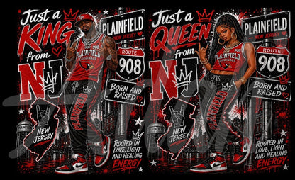 👑 PLAINFIELD ROYALTY: KING & QUEEN EDITION SHIRTS