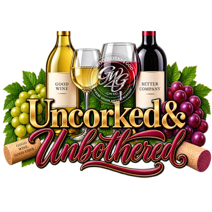 Uncorked & Unbothered – 3 Design Wine PNG Bundle