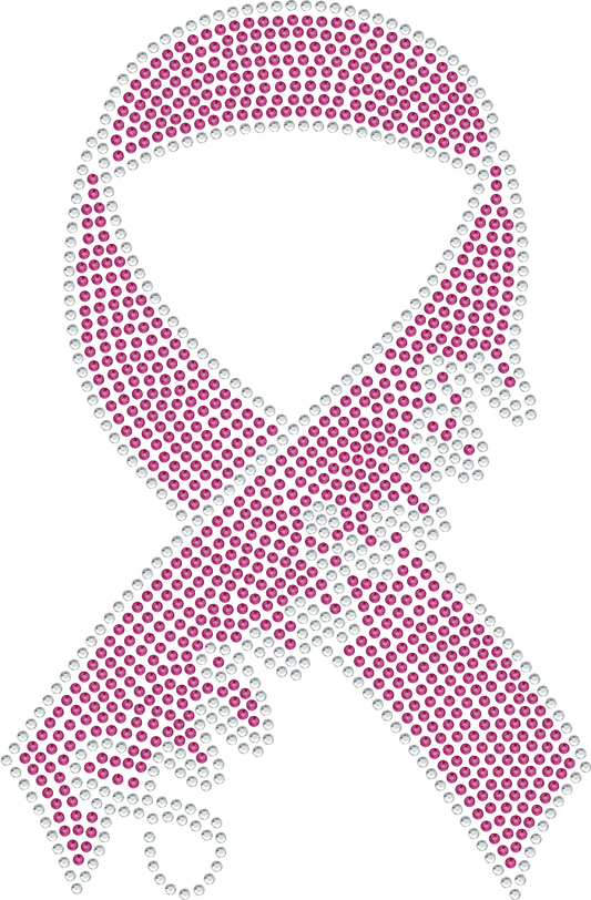 Rhinestone Cancer Survivor Ribbon