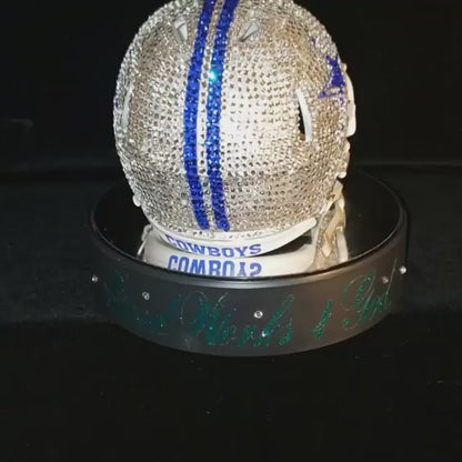 Rhinestone Miniature Football Helmets