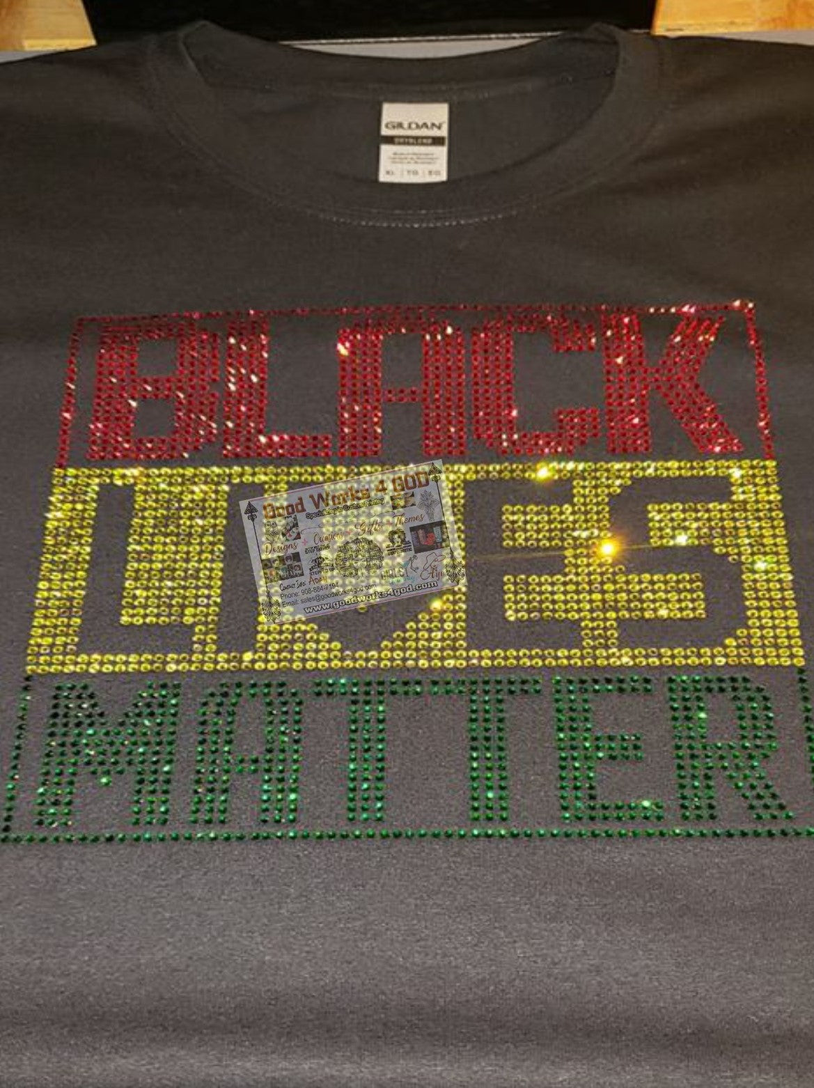 Black Lives Matter Rhinestone