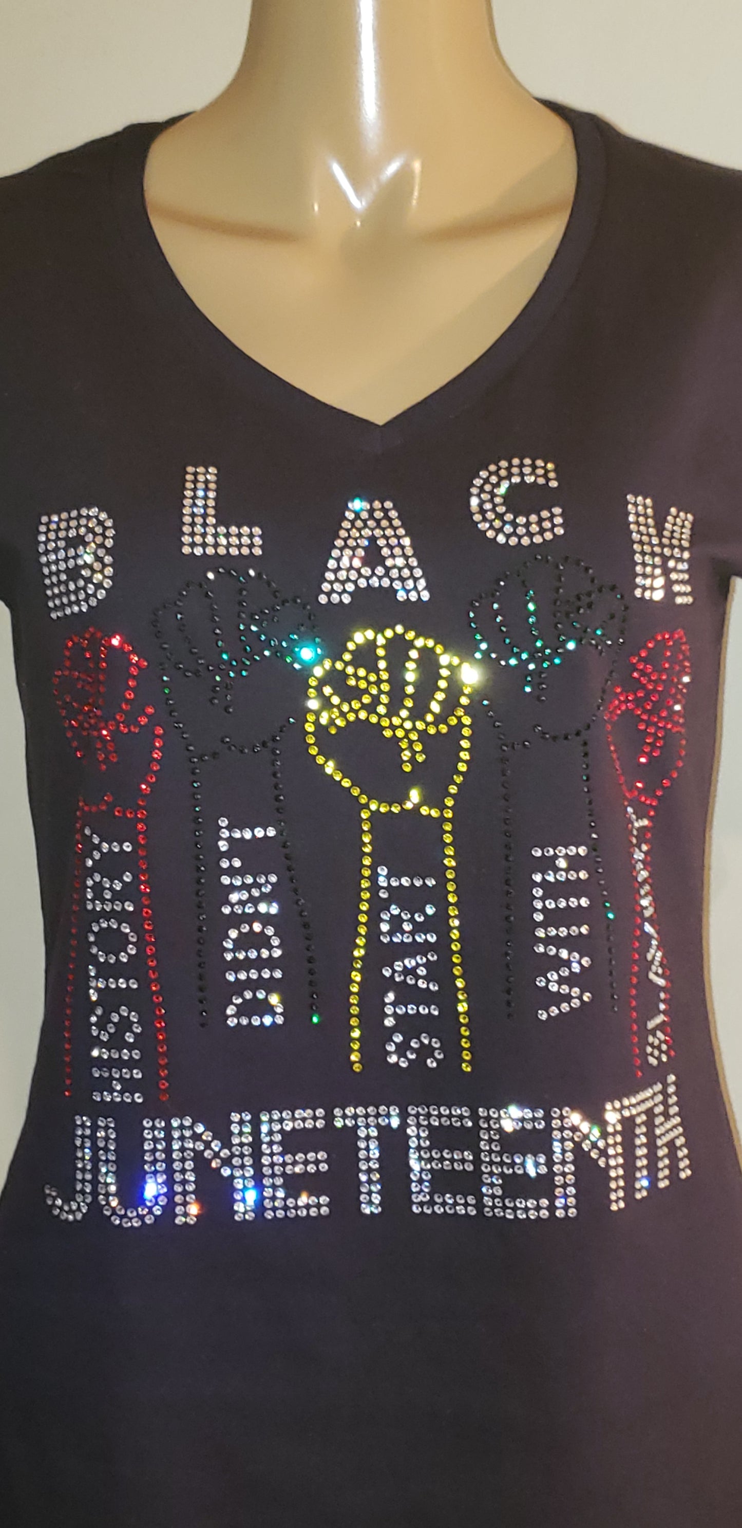 Black History Didn't Start with Slavery Juneteenth Rhinestone