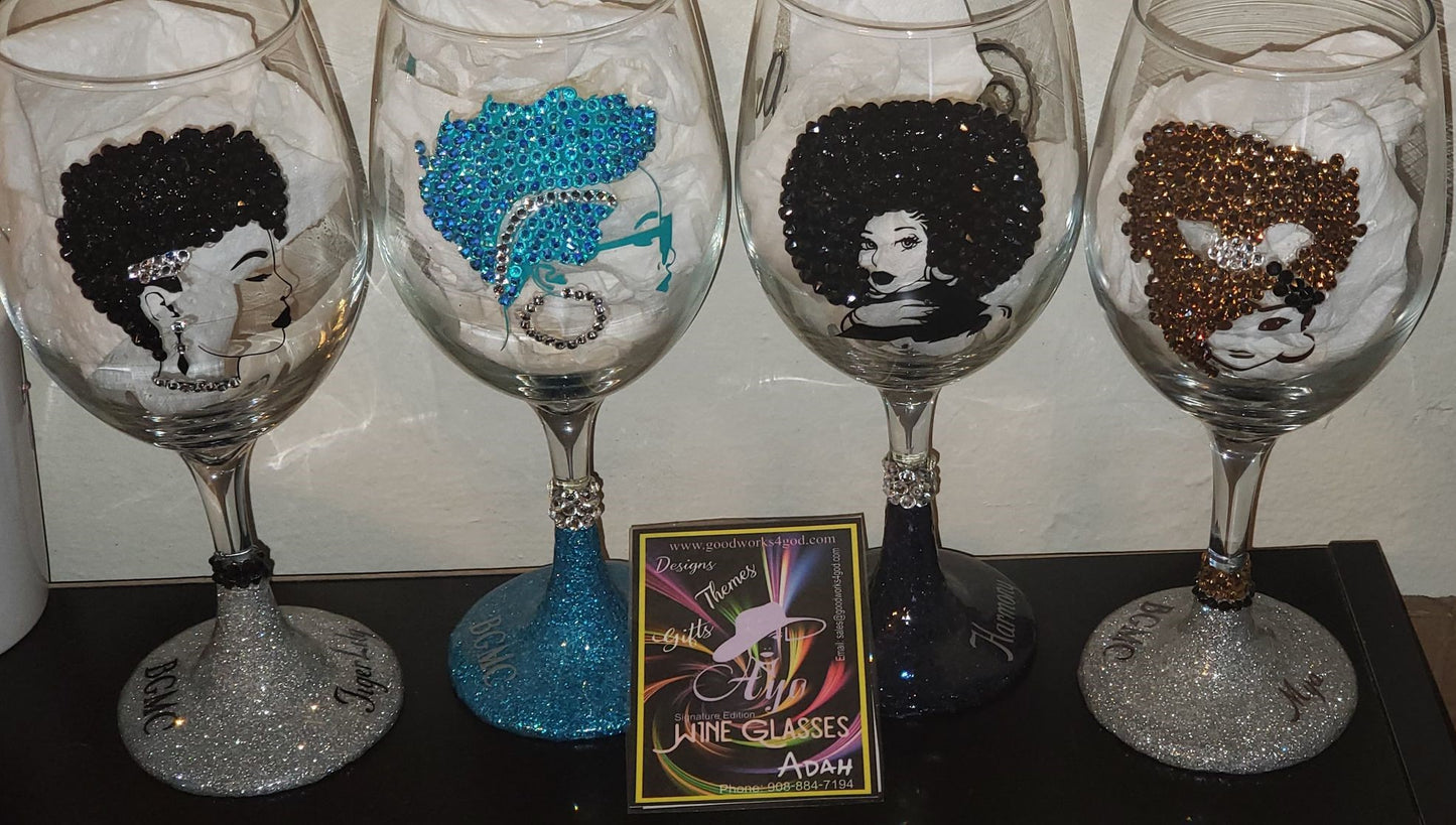 Black Girl Magic Wine Glass & Cup Collection