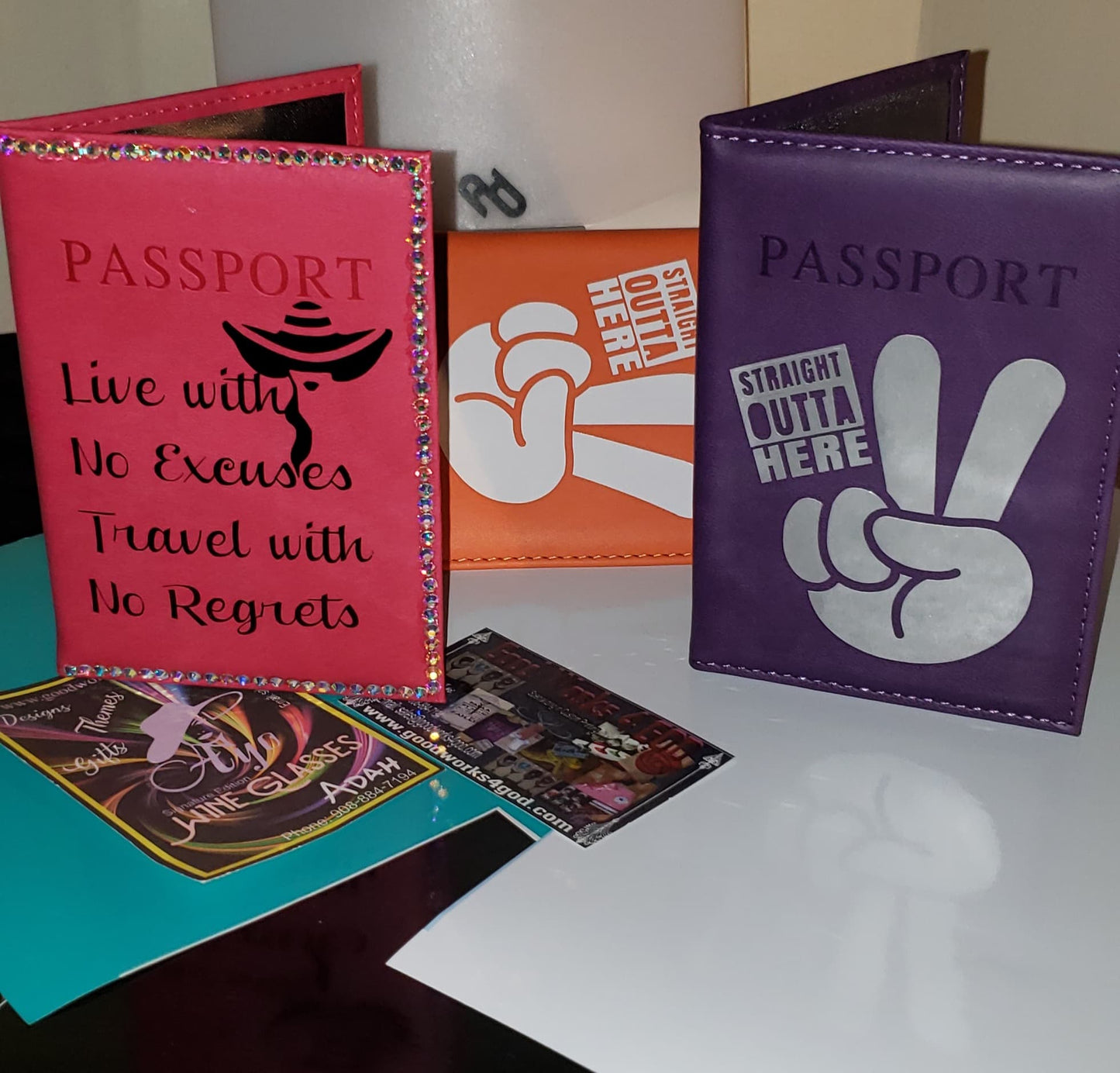 No Regrets Passport Cover