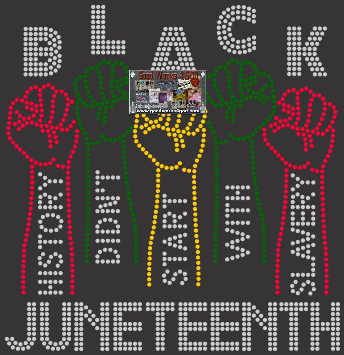 Black History Didn't Start with Slavery Juneteenth Rhinestone