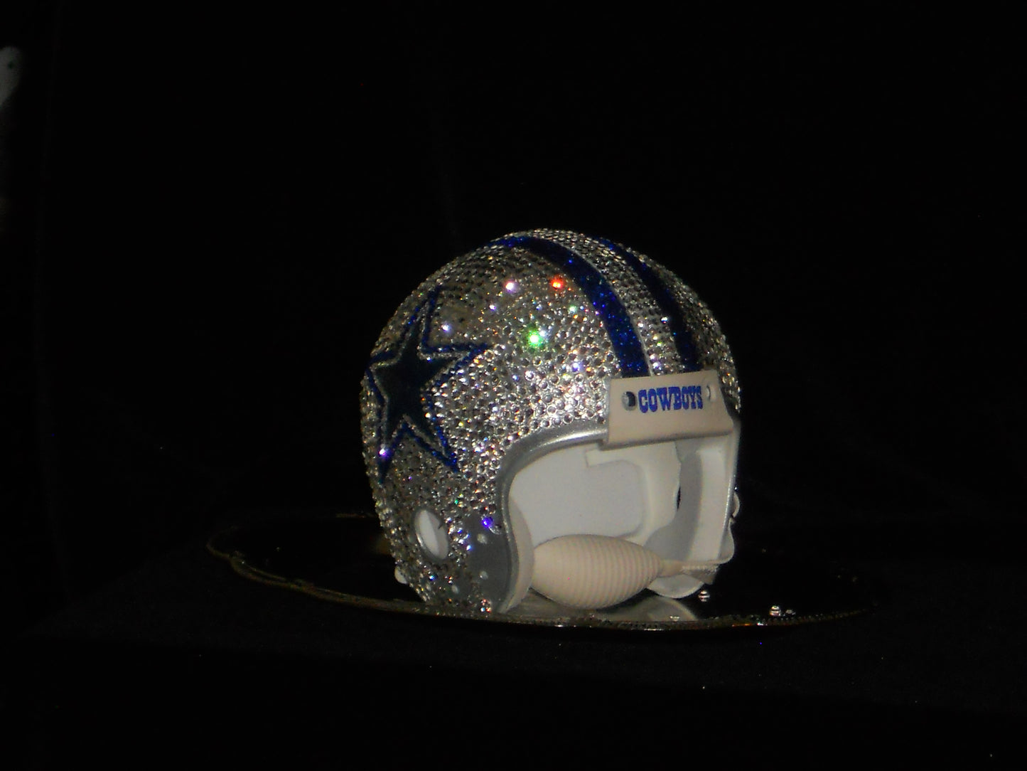 Rhinestone Miniature Football Helmets