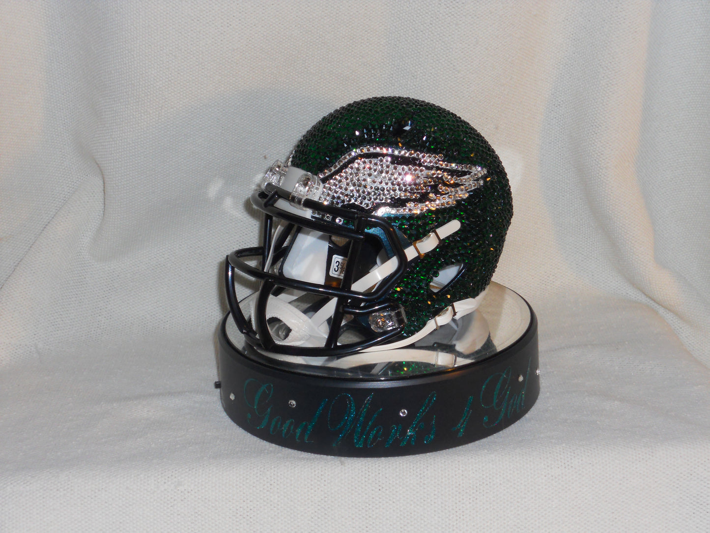 Rhinestone Miniature Football Helmets