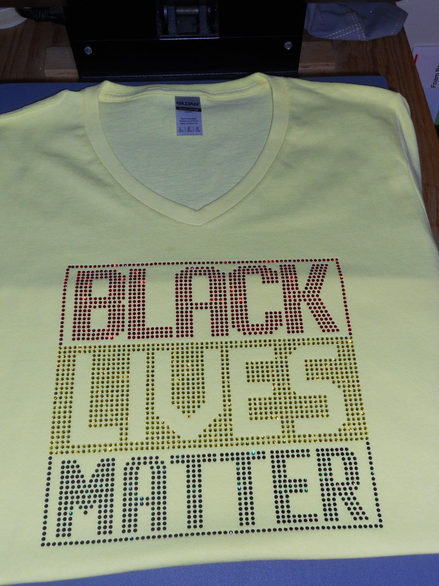 Black Lives Matter Rhinestone