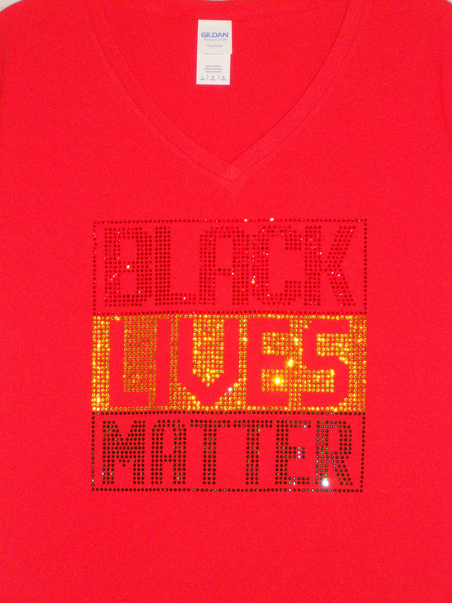 Black Lives Matter Rhinestone