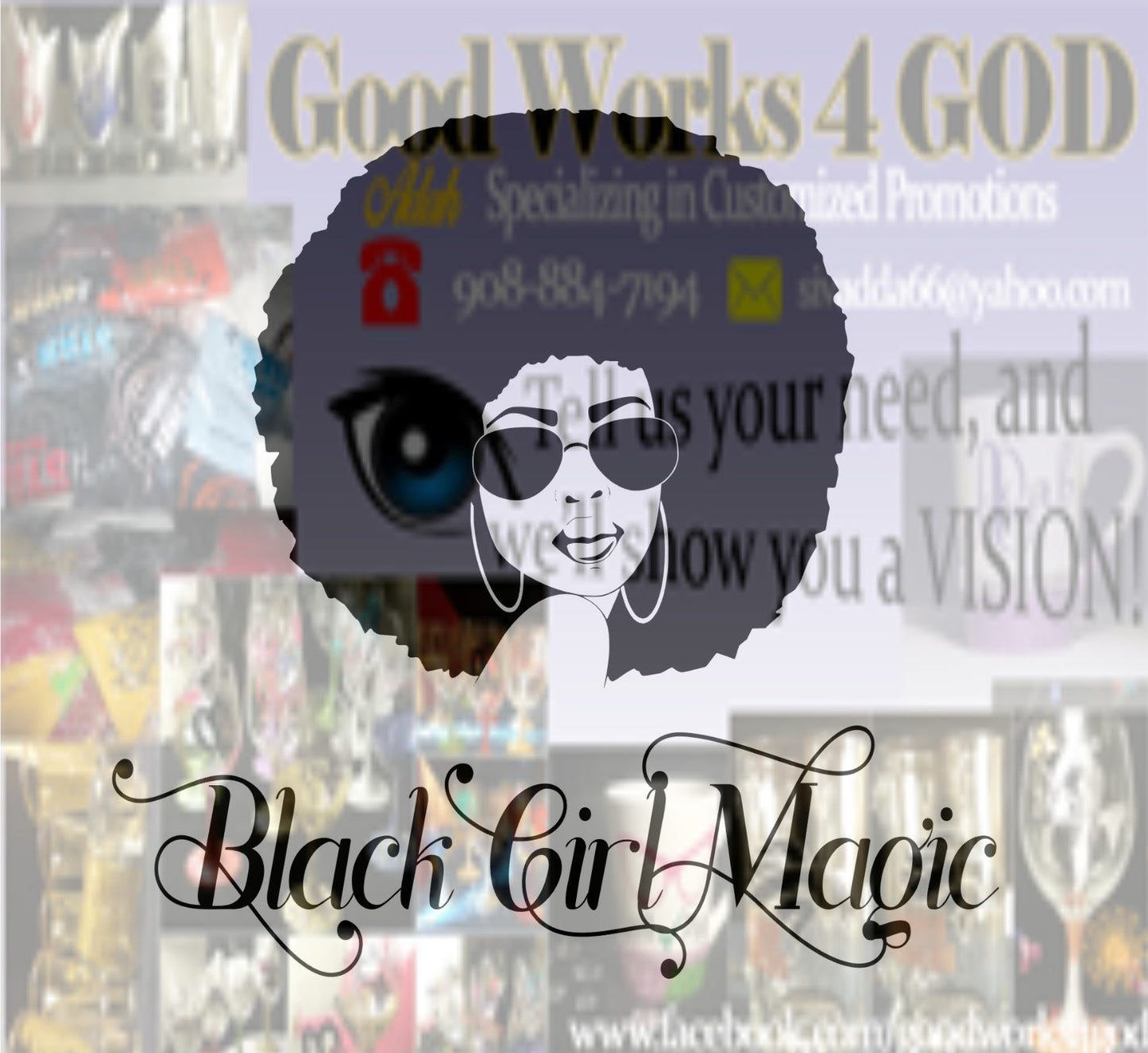 Black Girl Magic Wine Glass & Cup Collection