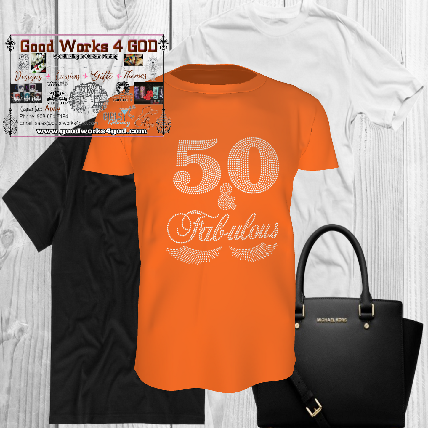 50 & Fabulous Rhinestone