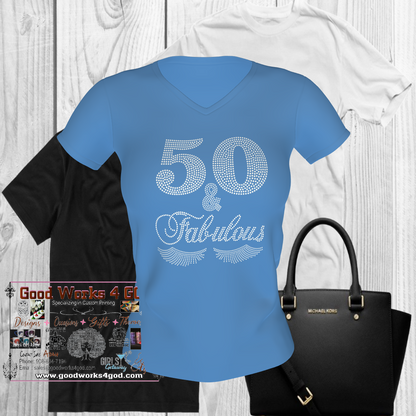 50 & Fabulous Rhinestone