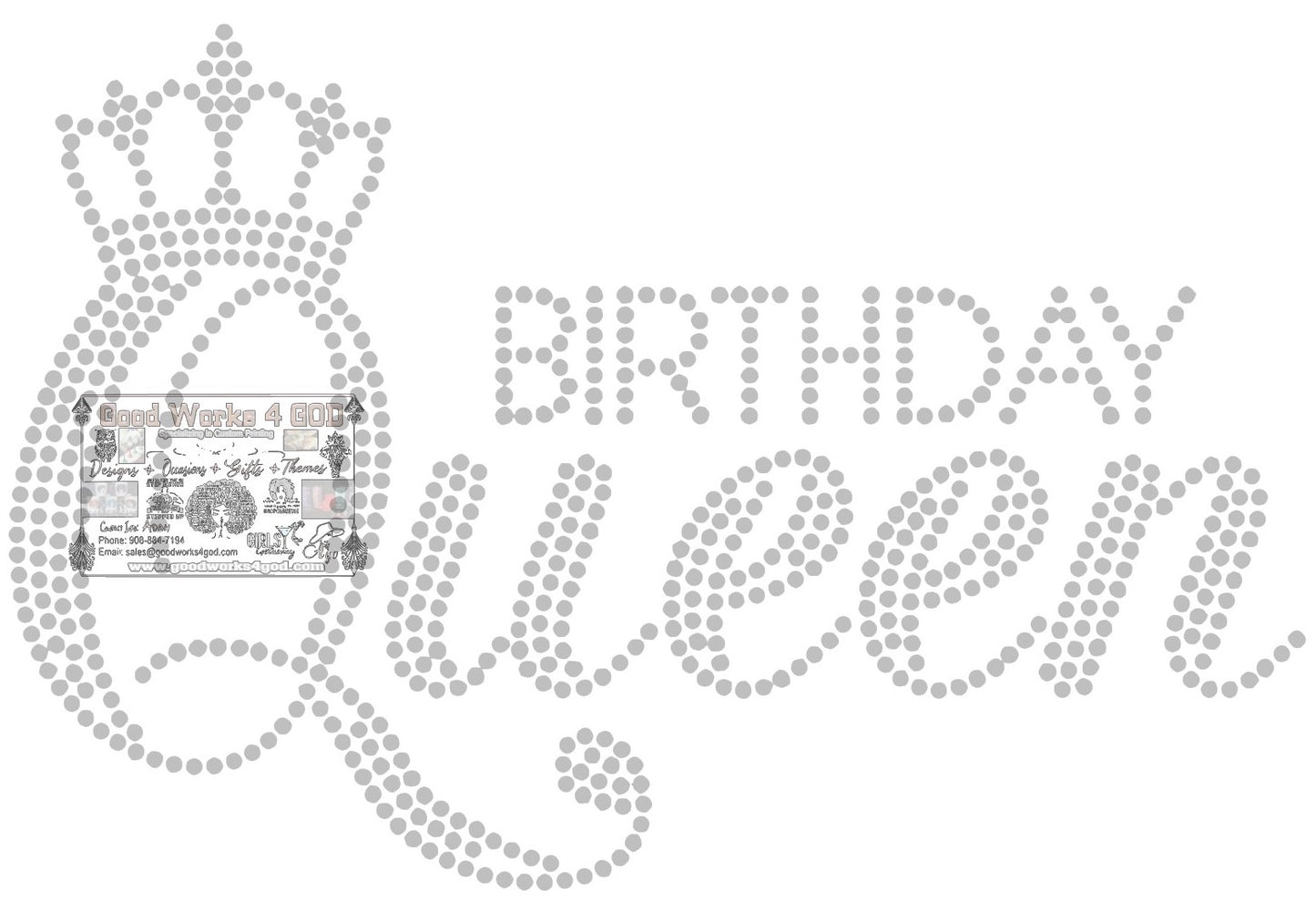 Birthday Queen Rhinestone