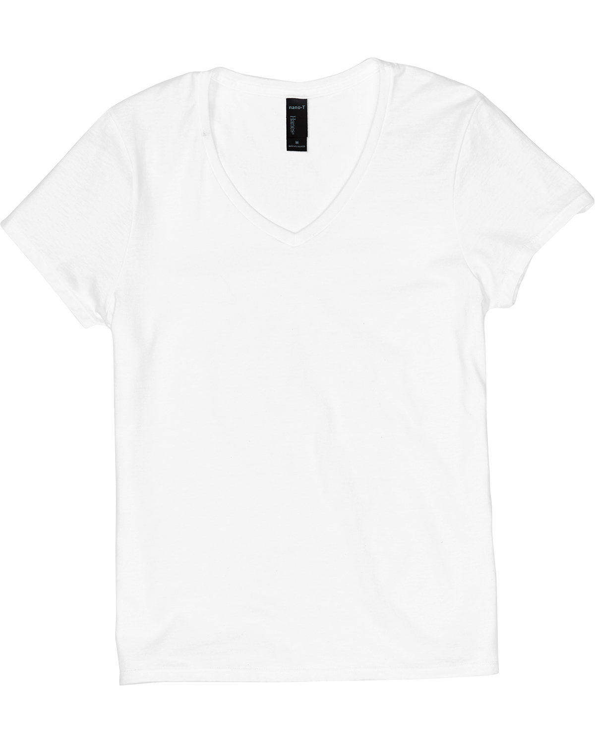 Hanes Lady V-neck B2BW