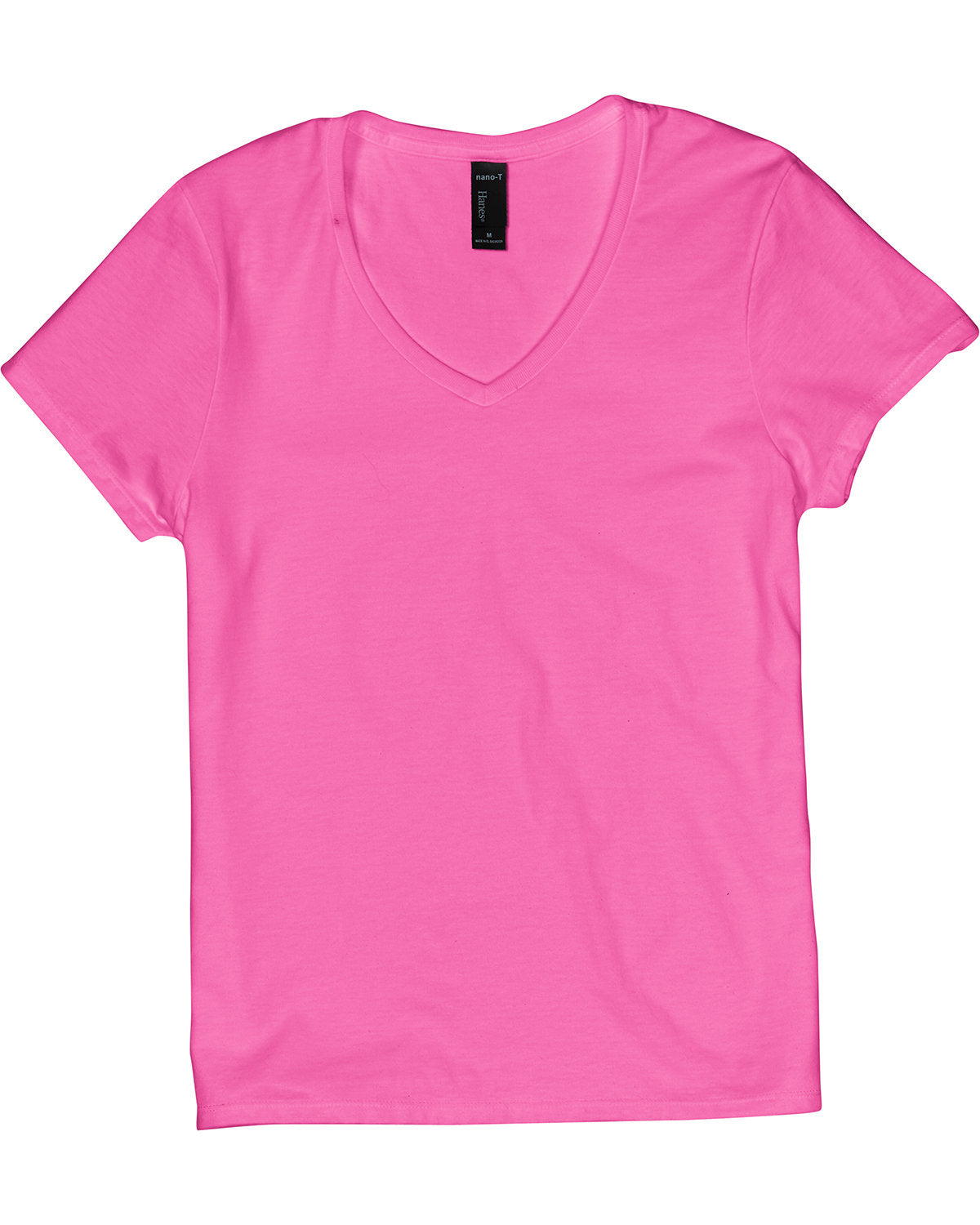 Hanes Lady V-neck B2BW